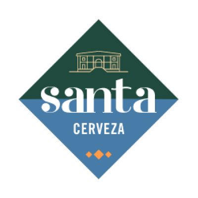Logotipo de la cerveza Santa.