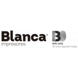 Logotipo de Blanca Impresores.