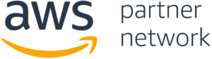 Logotipo distintivo de Amazon partner.
