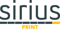 Logotipo de Sirius Print.