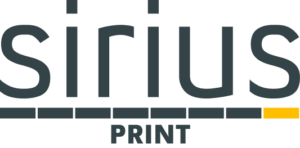 Logotipo de Sirius Print.